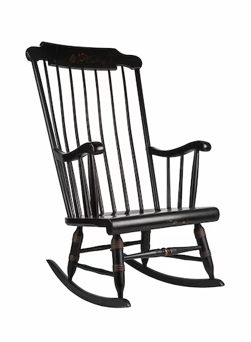 صندلی راک گردان - چوبی قهوه ای 