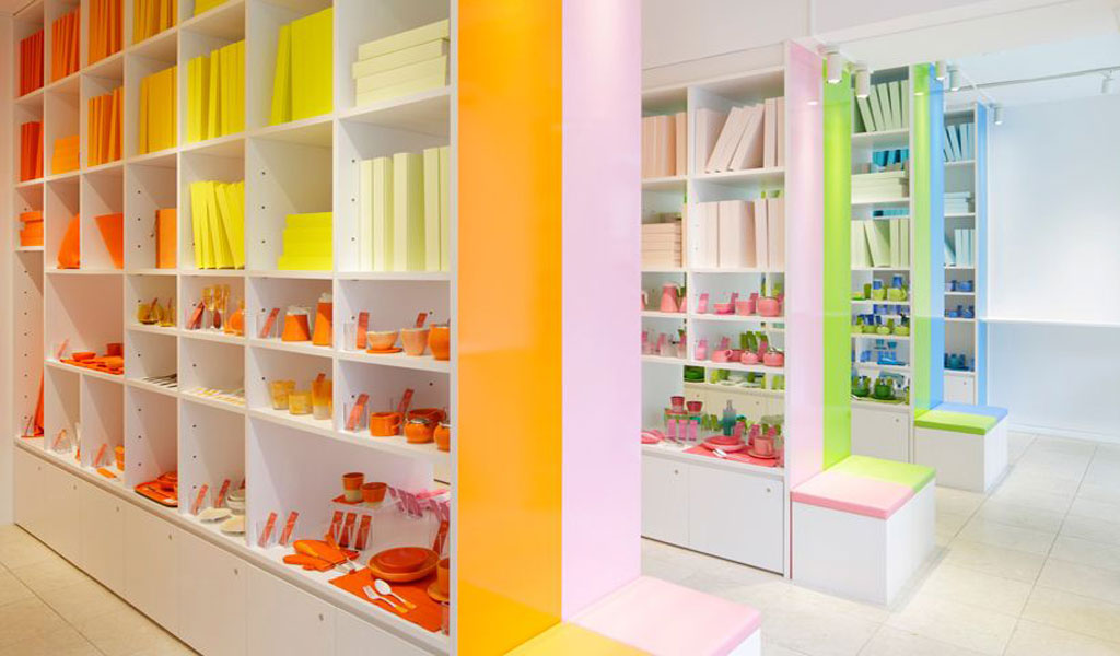روانشناسی ترکیب رنگ دکوراسیون مغازه - وبسایت آستیاژ